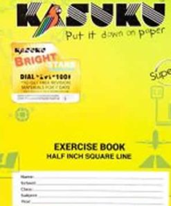 A5 48 PAGES HALF INCH SQUARE RULED KASUKU -