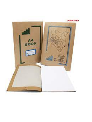 A4 LAMINATED BROWN BOOK COVER - READY MADE