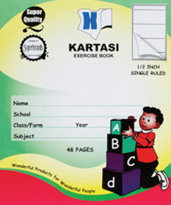 A5 48 PAGES HALF INCH SINGLE LINE KARTASI (Consolata School Nairobi, Baby Class)